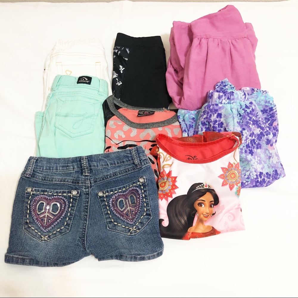 8 Pieces Lot Children’s Clothes Size 4-7 Year Old